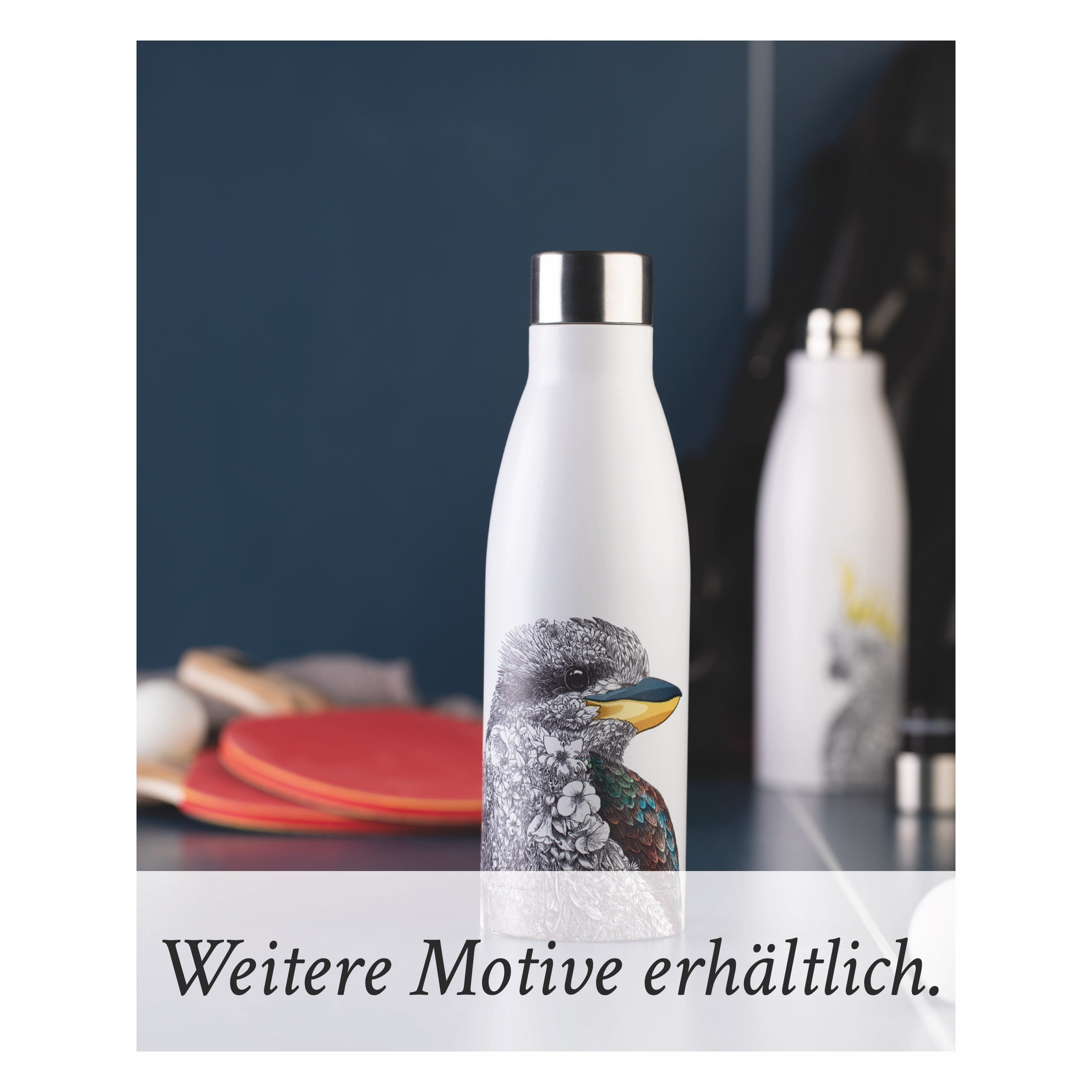 MARINI FERLAZZO Trinkflasche 500 ml, Elephant, Edelstahl