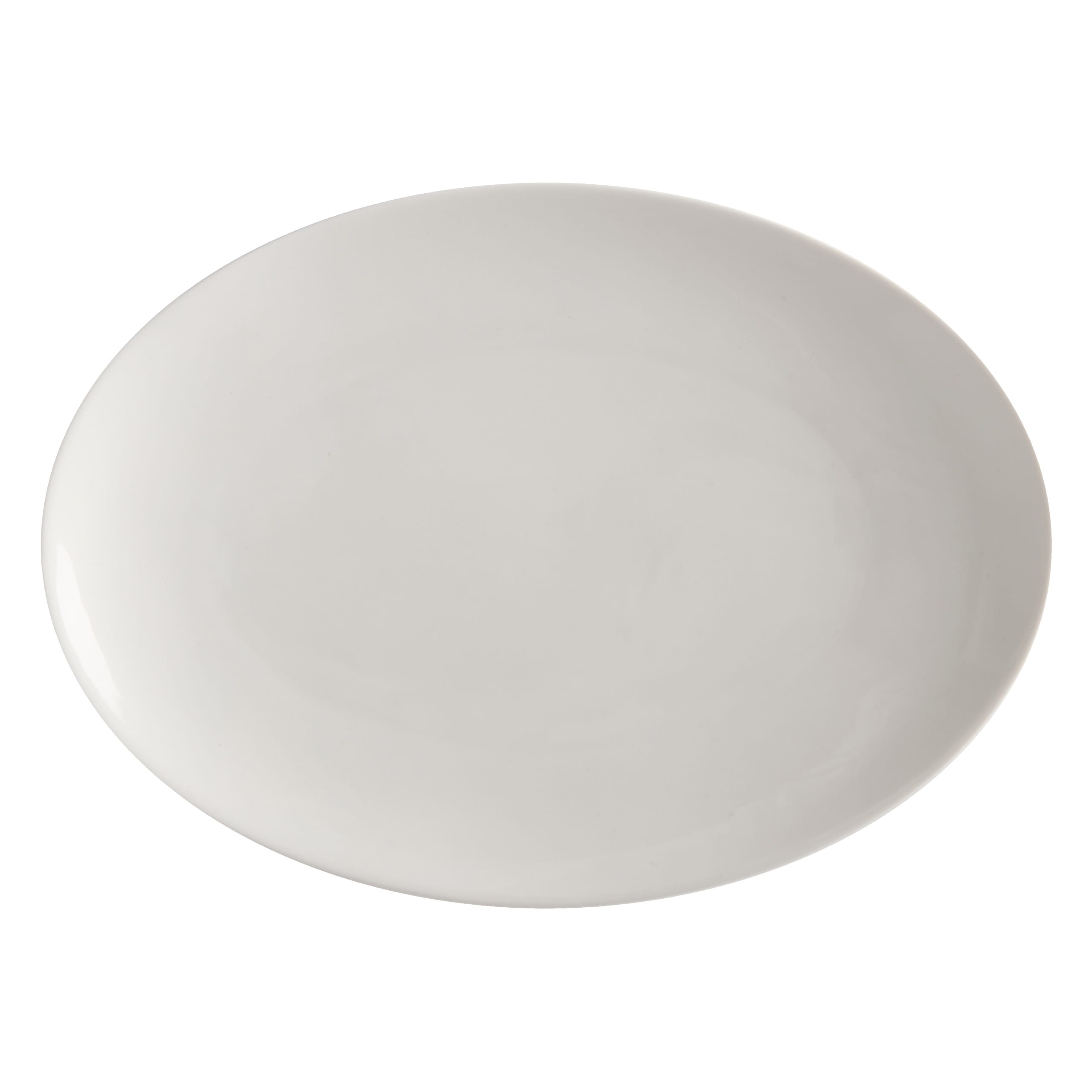 ROUND Platte oval, 30 x 22 cm, Porzellan
