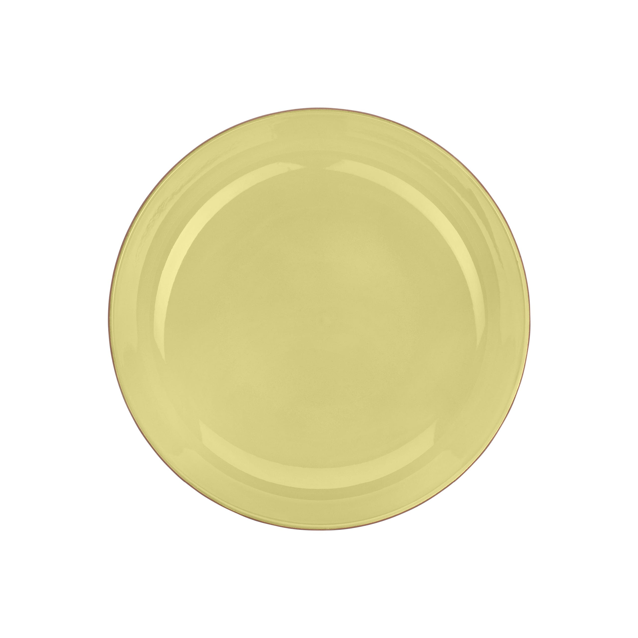 SIENNA Teller tief, 19 x 3 cm, Gelb, Keramik