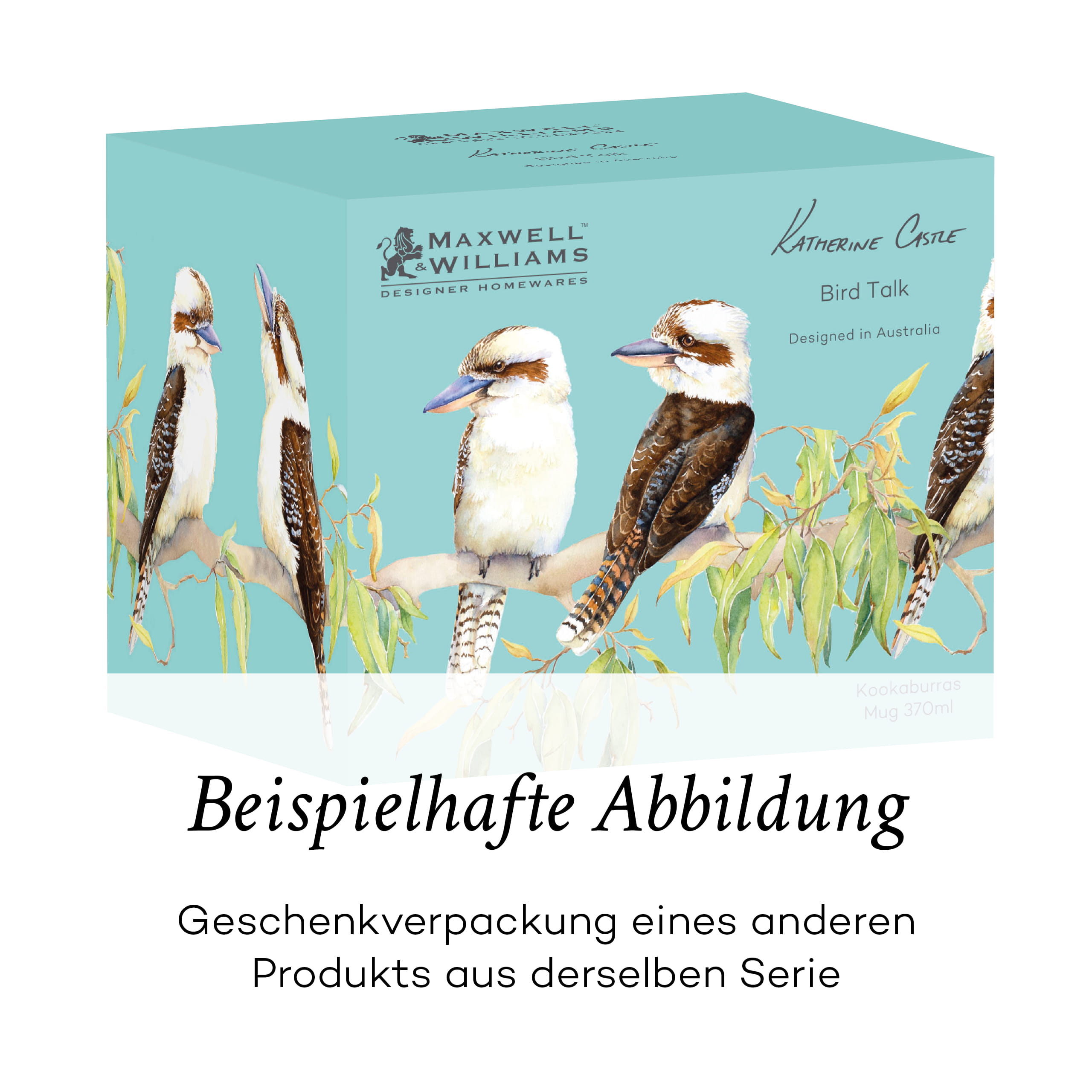 BIRD TALK Becher 370 ml, Prachtstaffelschwänze, Porzellan, in Geschenkbox