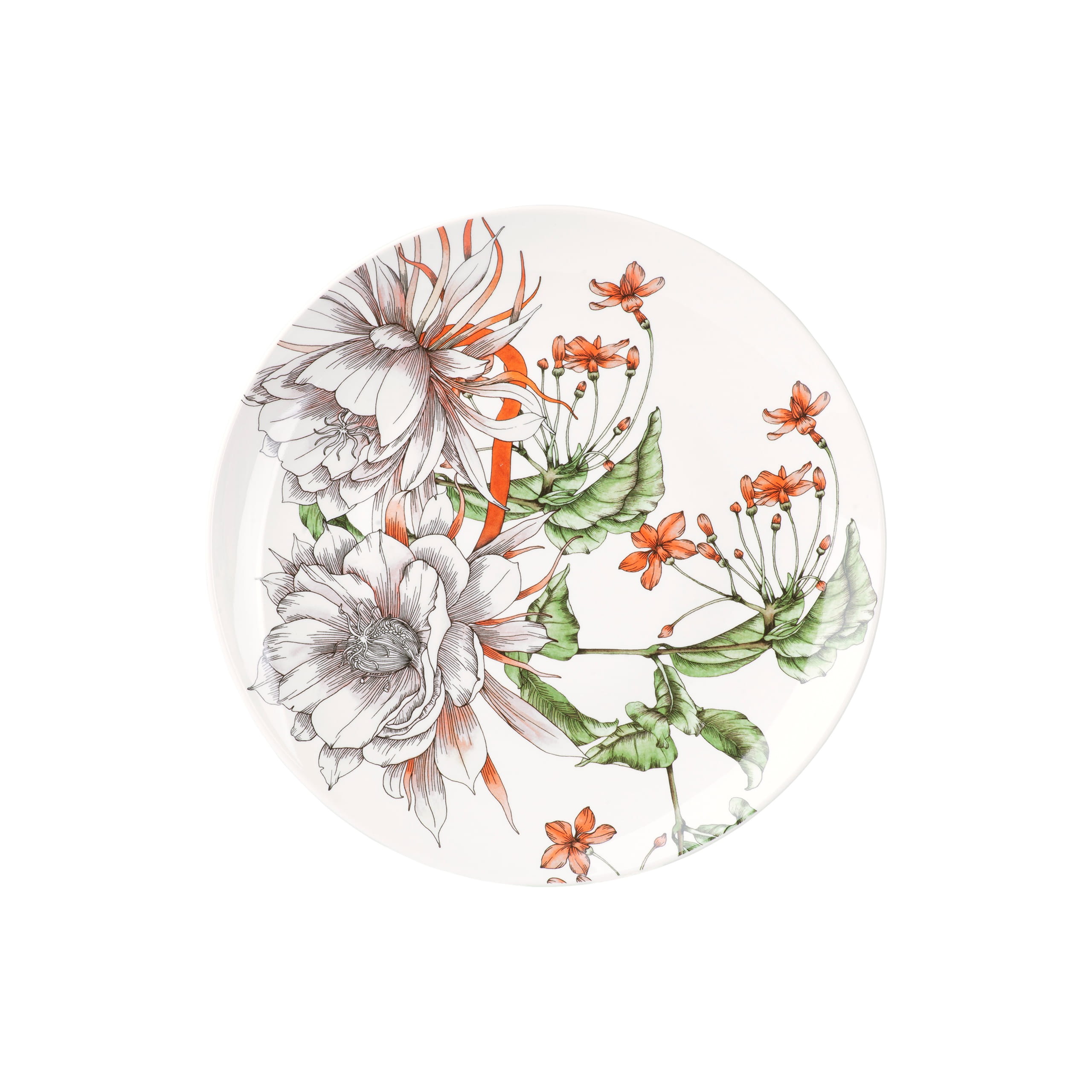 NIGHT GARDEN Teller 27,5 cm, Blumen , Porzellan