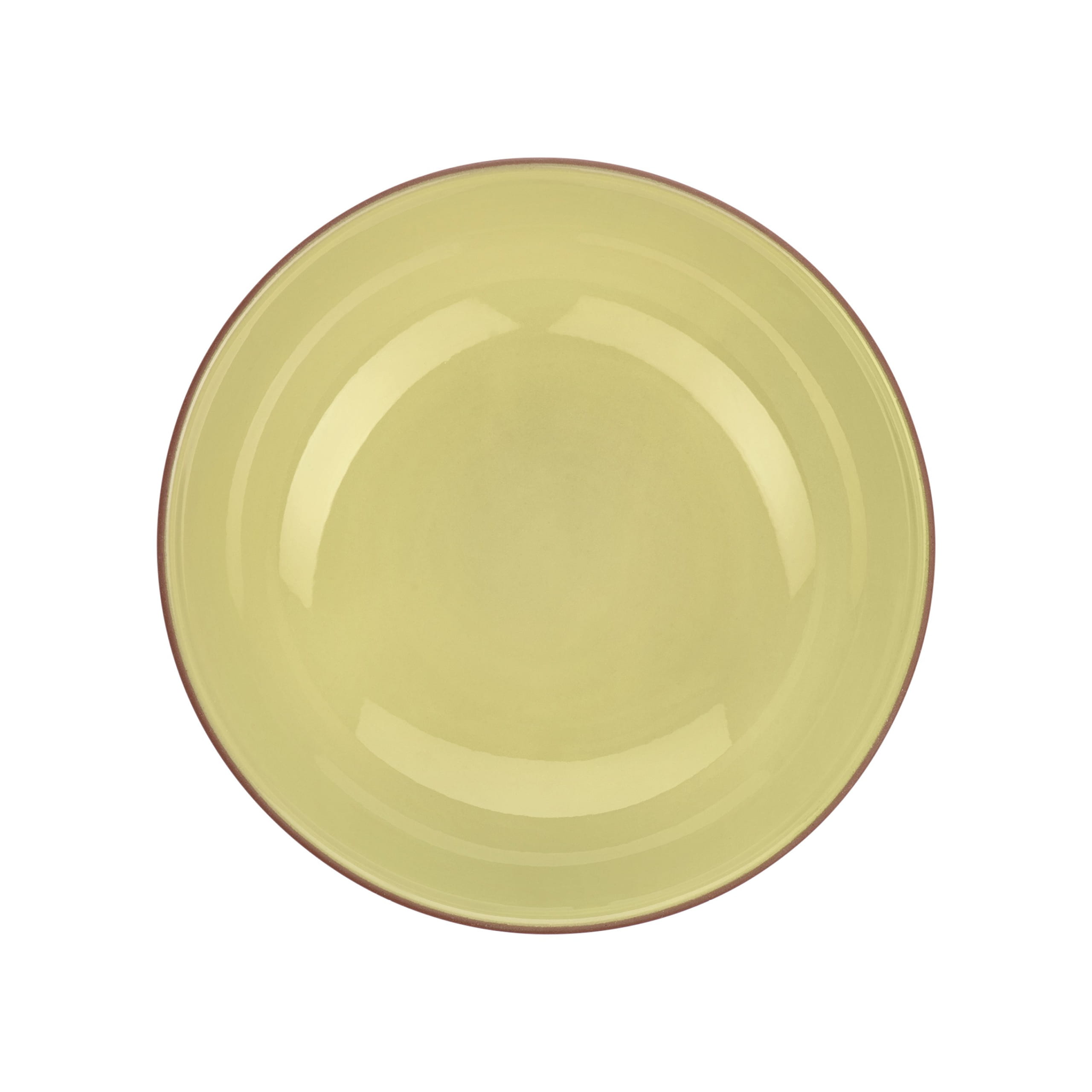 SIENNA Teller tief, 26 x 2,5 cm, Gelb, Keramik