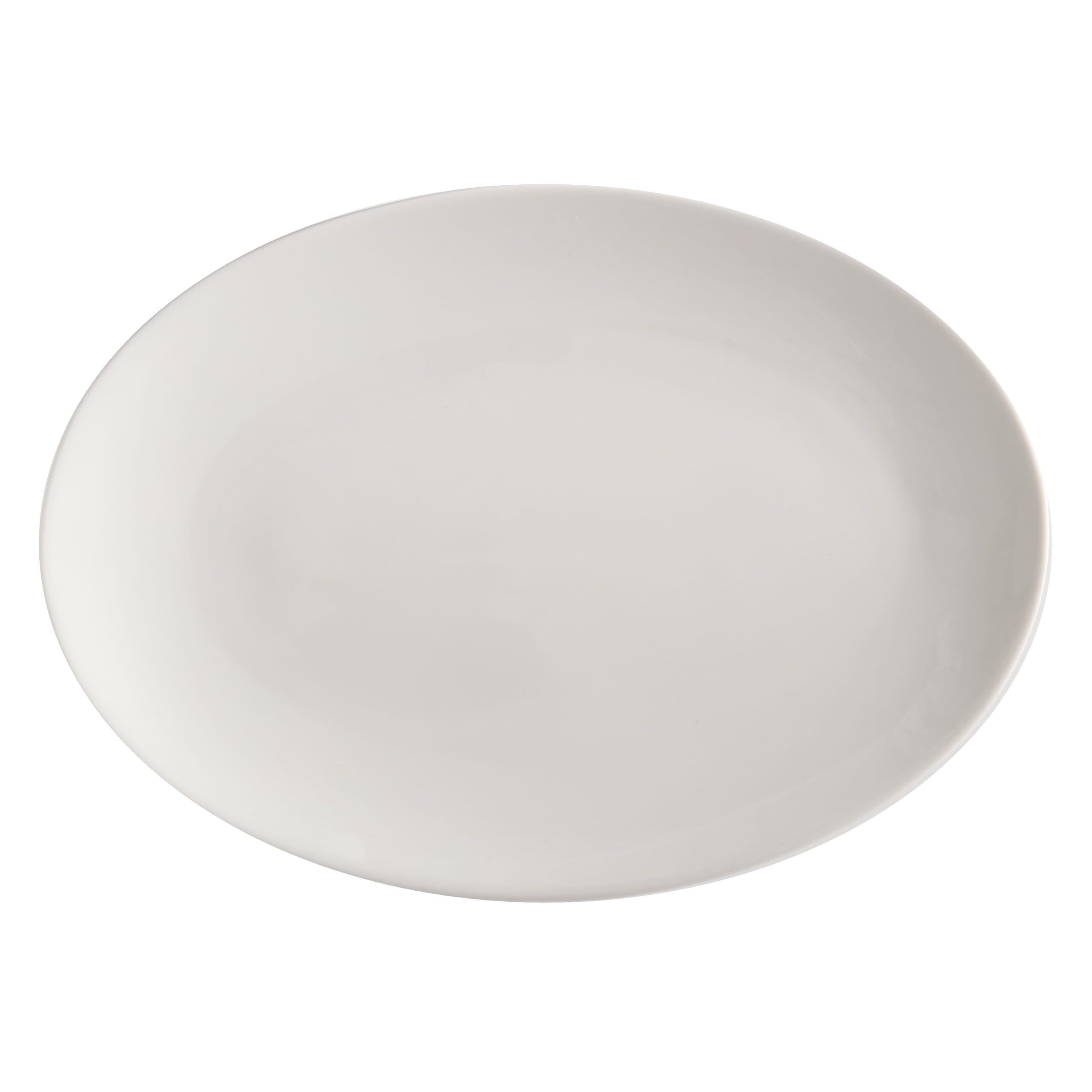 ROUND Platte oval, 35 x 25 cm, Porzellan
