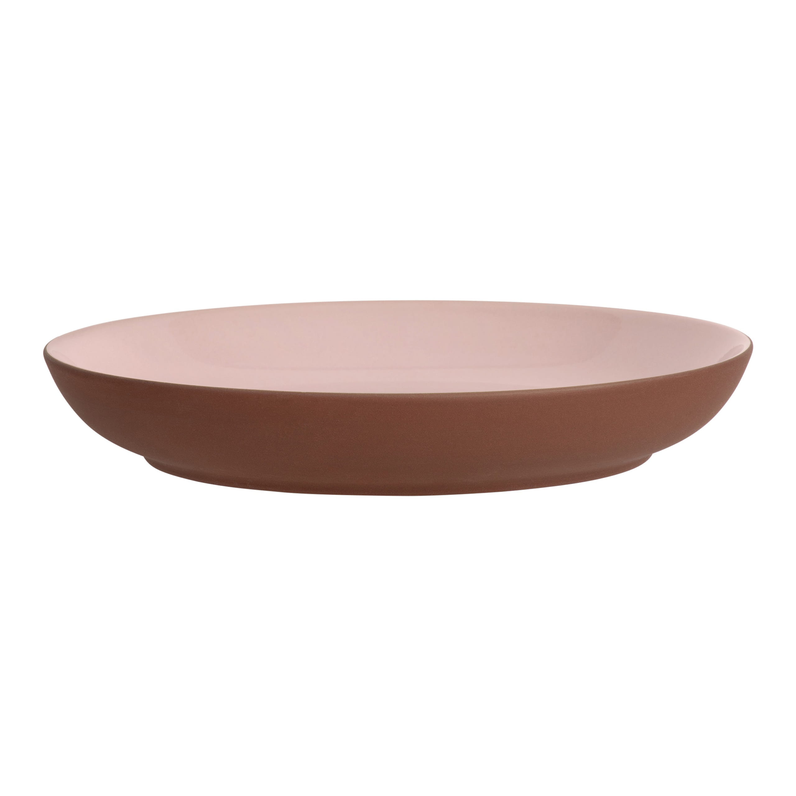 SIENNA Teller tief, 26 x 2,5 cm, Pink, Keramik